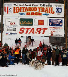 2006 Iditarod Restart by Jan DeNapoli