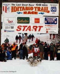 2006 Iditarod Restart by Jan DeNapoli